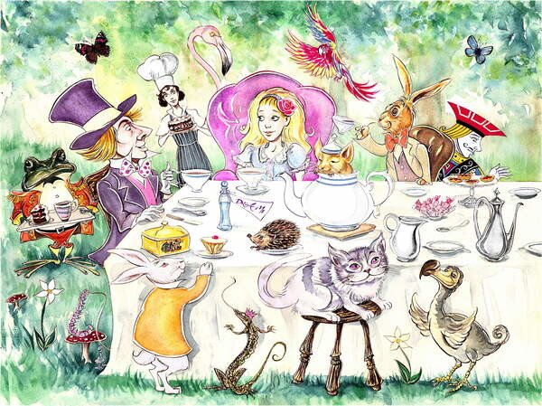 Osborne, Neale - Stampa artistica Alice's Adventures in Wonderland by Lewis Carroll, (40 x 30 cm)