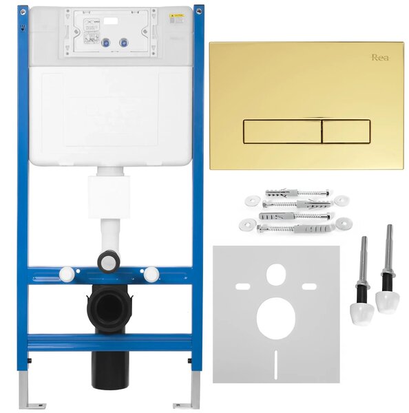 Telaio WC da incasso K011A-Q Rea HD Gold