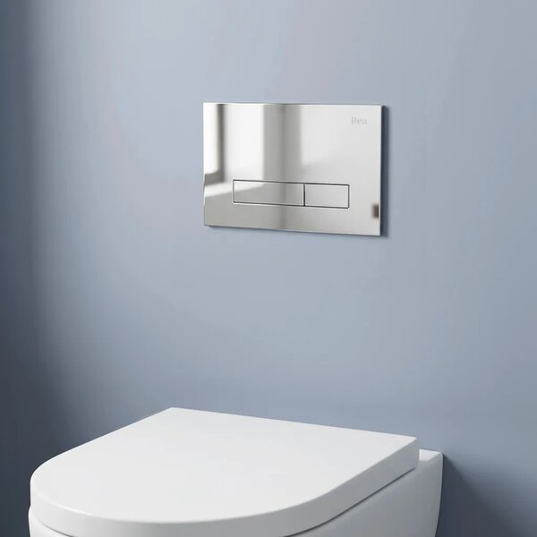 Pulsante per supporto set da incasso WC Rea HD K011A-Q e Slim 024N Chrome