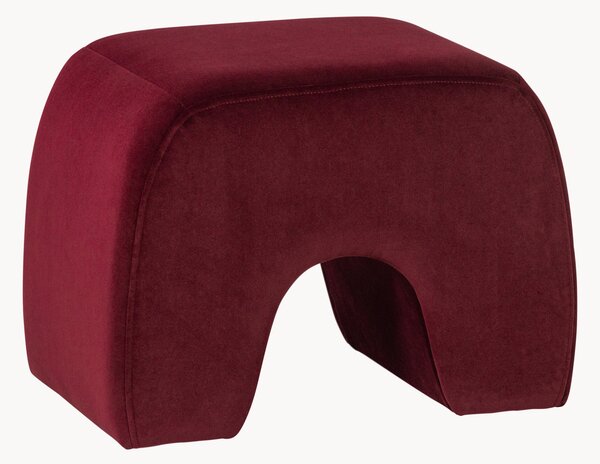 Pouf in velluto Lucen