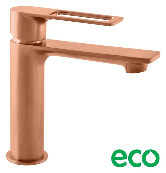Slezák-RAV Miscelatore per lavabo NIL - rosa dorato - spazzolato, Colore: ROSA ORO - spazzolato , Finitura superficiale: PVD, Dimensione: 1/2''