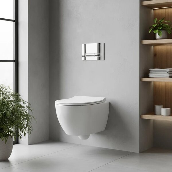Telaio WC da incasso K011A-Q Rea HD Chrome