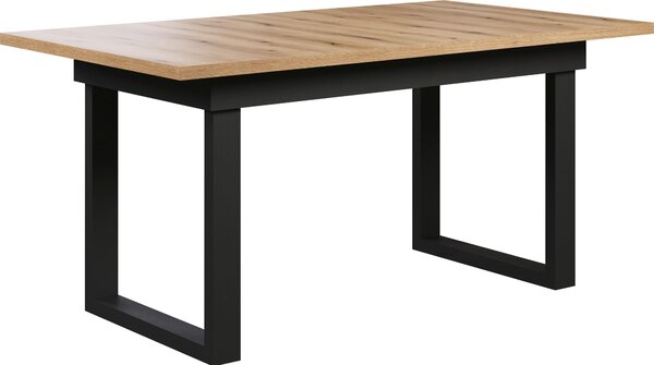 Tavolo da pranzo - Universal - Rovere - Rettangolare - In MDF - Scandinavo - Da 6 a 10 persone - 160-200 x 76 x 80 cm - Trendteam