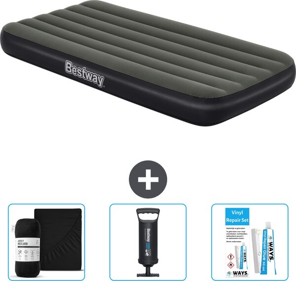 Materasso gonfiabile Bestway - 1 persona - 99 x 188 x 28 cm - Blu - Accessori inclusi
