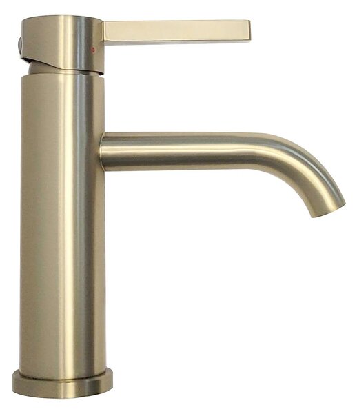 Rubinetto da lavabo Rea Foster Nickel Gold Low
