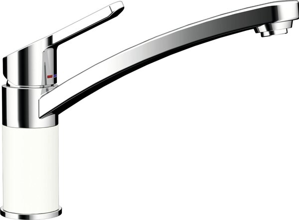 Rubinetto da cucina Schock SC-90 Cromo/Cristadur Verde Linea Giorno