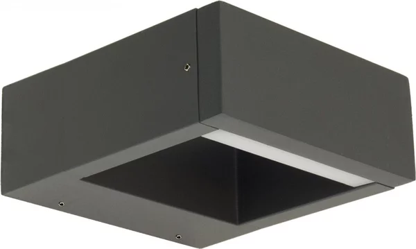 Lampada da parete per esterni a luce LED variabile 7W grigio scuro IP54 SU-MA Form YB19504
