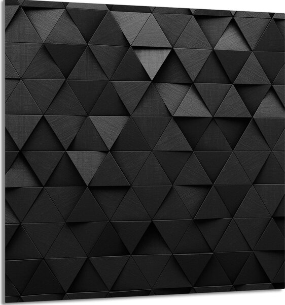 PIATTO IN VETRO PER CUCINA 60x65 Nero