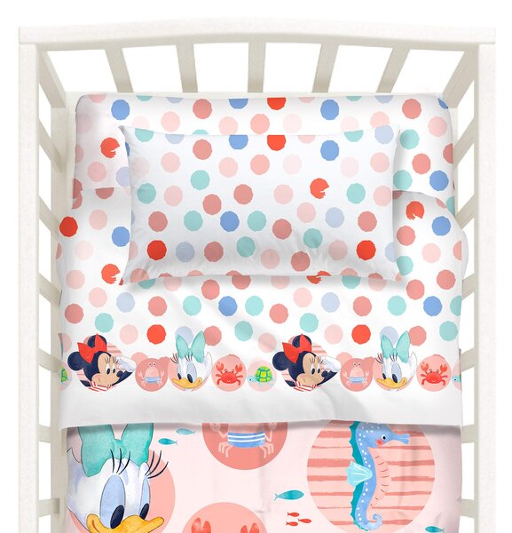 Trapunta e Paracolpi per Lettino Neonato Disney baby Baby Minnie Caleffi