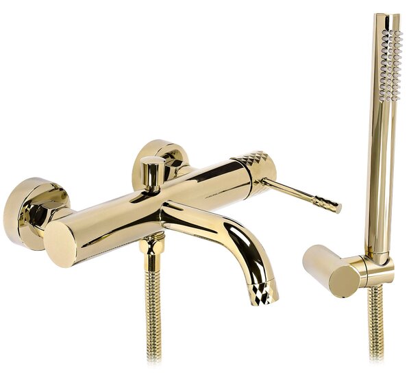 Rubinetto da vasca Rea Lungo Diamond Gold