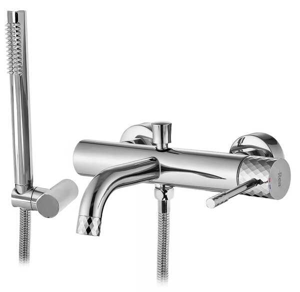Rubinetto da vasca Rea Lungo Diamond Chrome