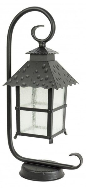 Lampada da esterno a stelo 1xE27 nera IP43 SU-MA K 4011/1/Z