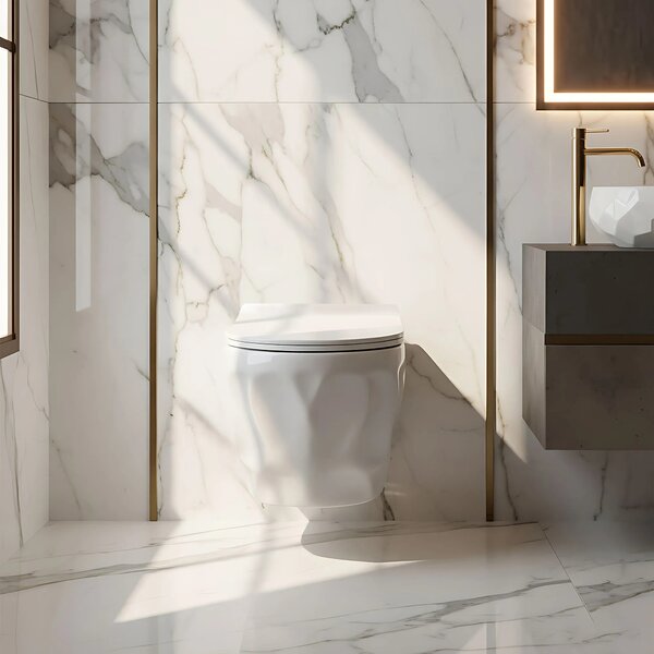 Vaso WC sospeso Rea Gustavo Rimless