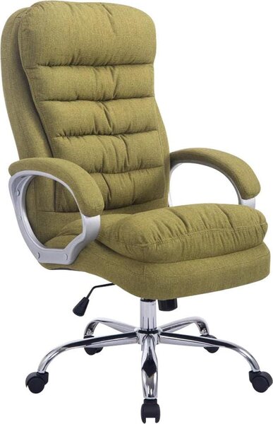 Sedia ergonomica da ufficio XXL - Sedia da ufficio - Tessuto di facile manutenzione UpleCholsthery | Colore: Verde