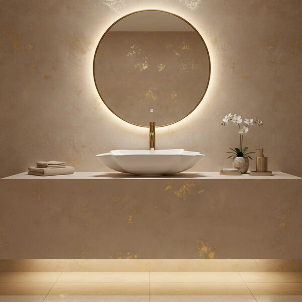 Lavabo da appoggio REA Infinity + Tappo Click-Clack