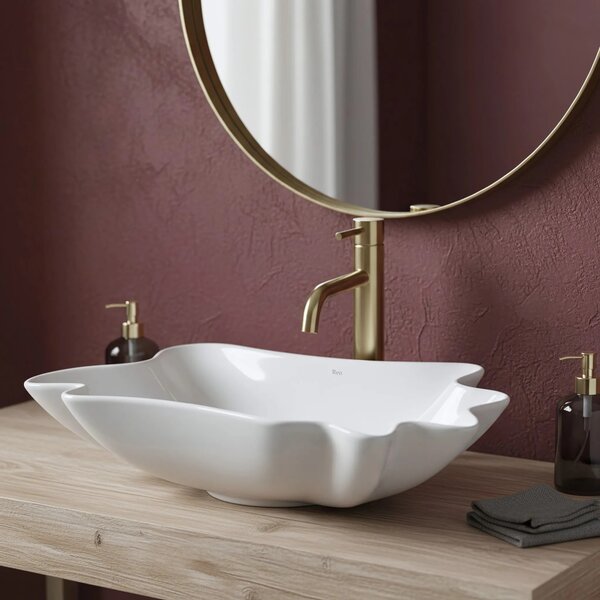 Lavabo da appoggio REA Infinity + Tappo Click-Clack