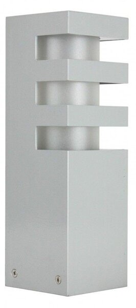 Paletto da giardino 25 cm 1xE27 argento IP54 SU-MA RADO RADO 3 AL