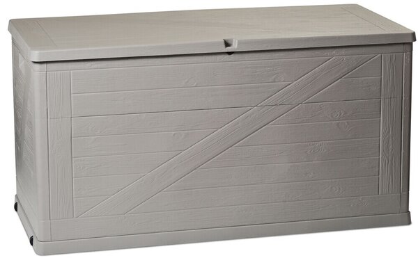 Baule Multiuso Wood Lt.420 Colore Tortora Art.163 - cm.120x57x63h