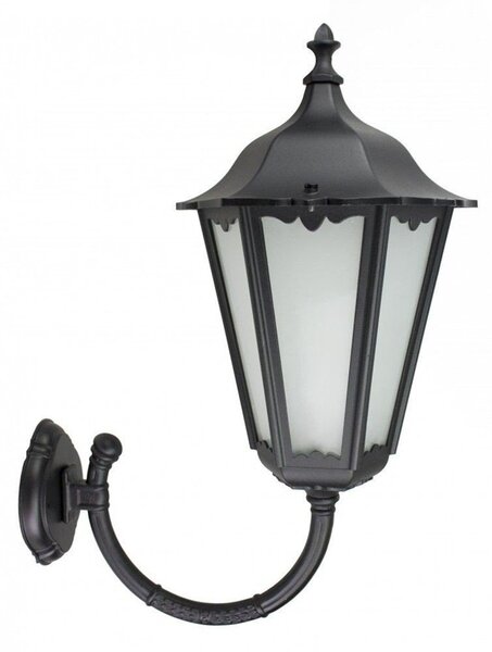 Lampada da parete per esterni 30 cm di larghezza 1xE27 nero IP43 SU-MA Retro K 3012/1/BD g