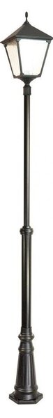 Lanterna da giardino / parco 300 cm 1xE27 nero IP43 SU-MA Retro OGMWN 1 BD KW