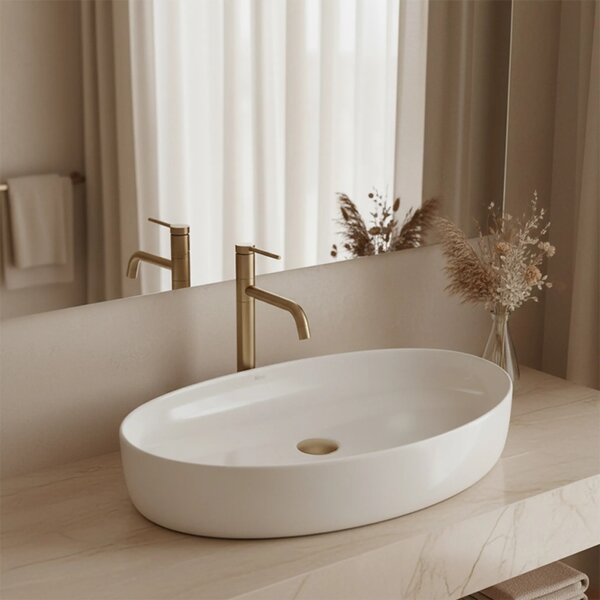 Lavabo da appoggio Rea Joana 65