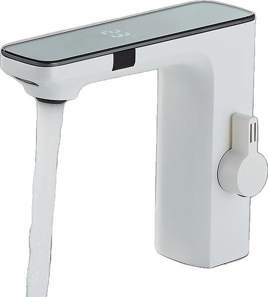 Rubinetto del lavabo, visualizzazione intelligente della temperatura, funzione sensore