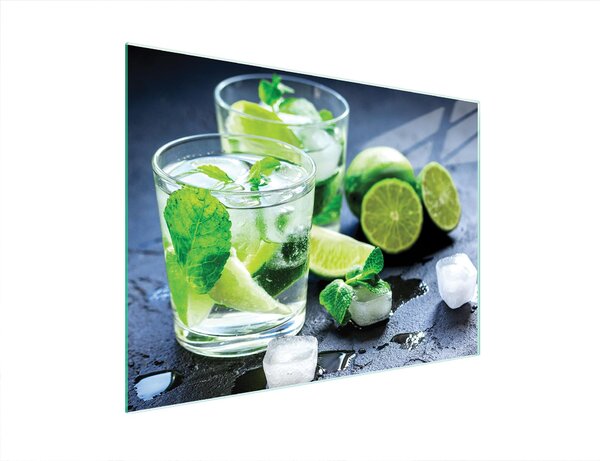 Tagliere in vetro 40x30 lime