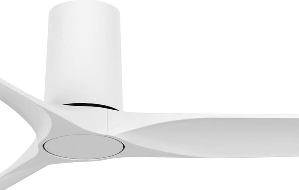 Beacon Lighting Ventilatore da soffitto Londo bianco, motore a corrente continua, Ø 132, Bianco / Opale, Soggiorno / Sala da pranzo, Plastica, Moderno