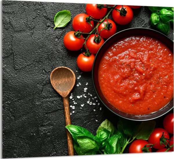 Piatto In Vetro Per La Cucina 65X60 Cibo