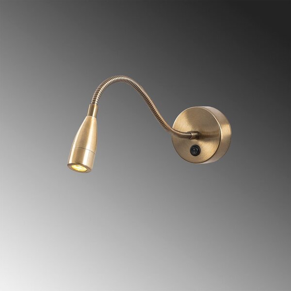 Lampada da parete LED dorata Reading – Opviq lights