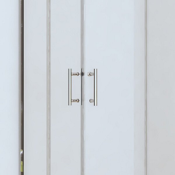 Box doccia angolo 90x90 altezza ridotta 170cm vetro trasparente | CHIARA EDGE-R - KAMALU