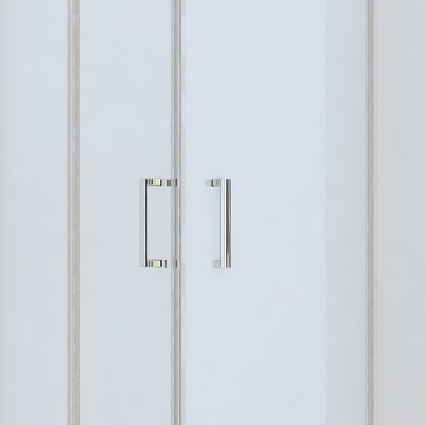 Box doccia 70x90 altezza 170cm vetro anticalcare trasparente | CHIARA EDGE-Q - KAMALU