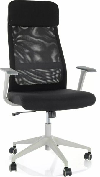 Sedia da ufficio FELINA - nero / grigio