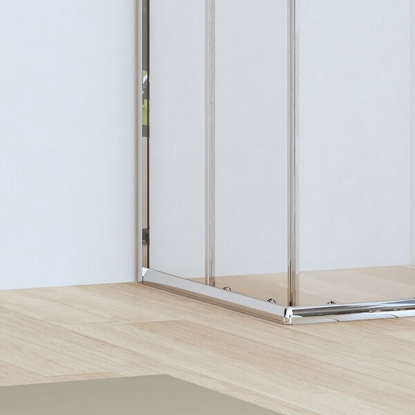 Box doccia 70x90 altezza 170cm vetro anticalcare trasparente | CHIARA EDGE-Q - KAMALU