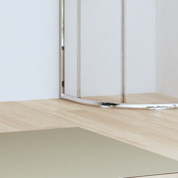 Box doccia 80x80cm semicircolare altezza ridotta 170 cm | CHIARA CURV-R - KAMALU