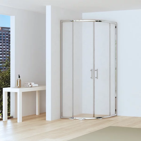 Box doccia 90x90cm semicircolare altezza ridotta 170 cm | CHIARA CURV-R - KAMALU