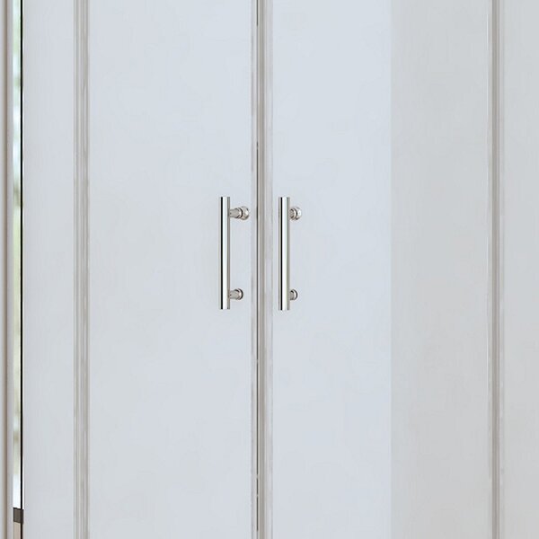 Box doccia 80x80cm semicircolare altezza ridotta 170 cm | CHIARA CURV-R - KAMALU