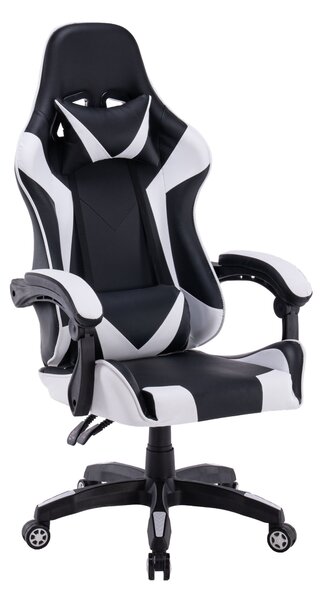Sedia da gioco LEMBIT - nero / bianco