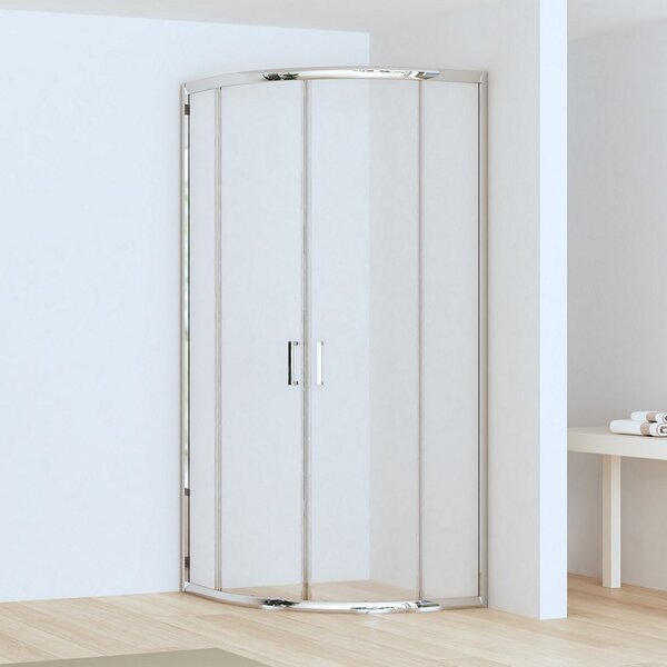 Box doccia basso 80x80cm semicircolare altezza 170cm | CHIARA CURV-Q - KAMALU