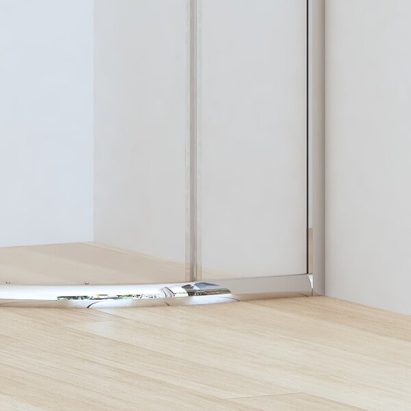 Box doccia basso 80x80cm semicircolare altezza 170cm | CHIARA CURV-Q - KAMALU