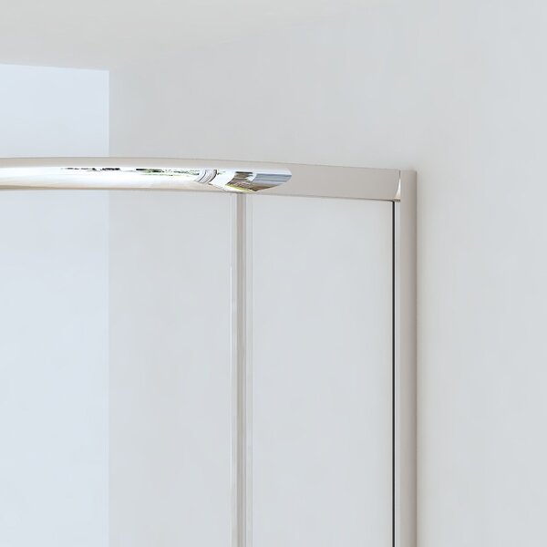 Box doccia basso 80x80cm semicircolare altezza 170cm | CHIARA CURV-Q - KAMALU