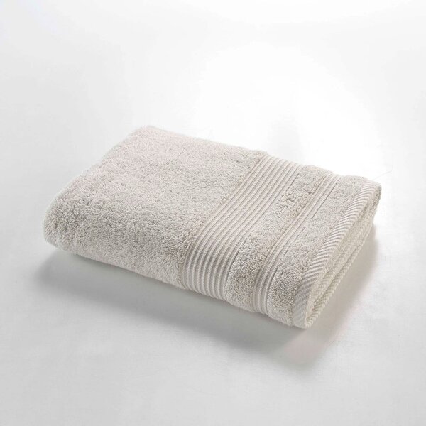 Asciugamano tipo terry beige in cotone 70x130 cm Tendresse – douceur d'intérieur
