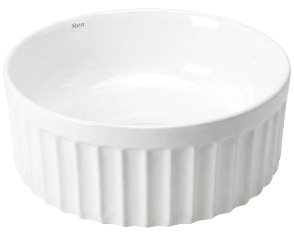 Set: WC sospeso + Lavabo da appoggio Rea Duo White