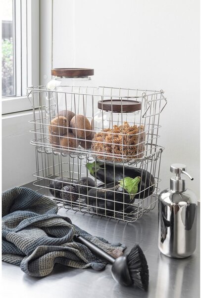 Cesto con filo metallico in metallo 31x16,5x16 cm Store It – Mette Ditmer Denmark