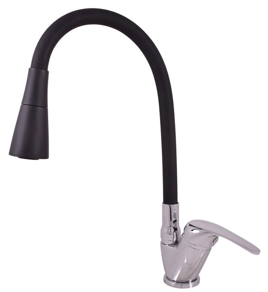 Slezák-RAV Miscelatore per lavello Slezák RAV Sázava SA006/13 Colore: cromo/nero, Dimensione: 1/2''