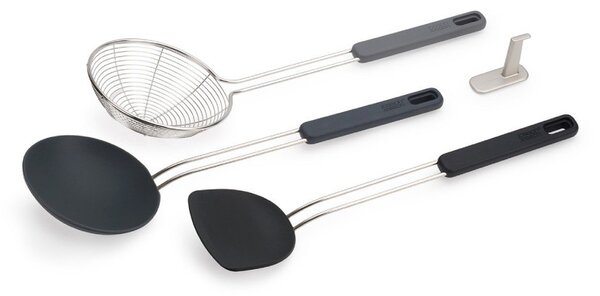 Set di utensili da cucina in acciaio inox 3 pz Fusion Wok Set – Joseph Joseph
