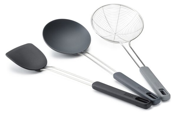 Set di utensili da cucina in acciaio inox 3 pz Fusion Wok Set – Joseph Joseph