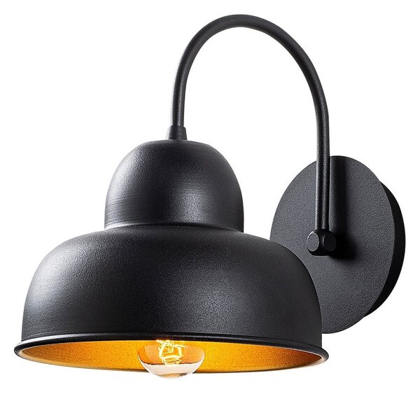Lampada da parete nera ø 20 cm Multan – Opviq lights