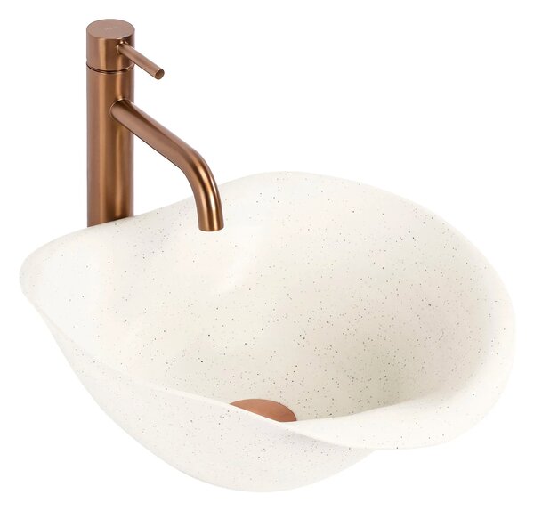 Lavabo da appoggio in ceramica REA HM-34B Handmade ART