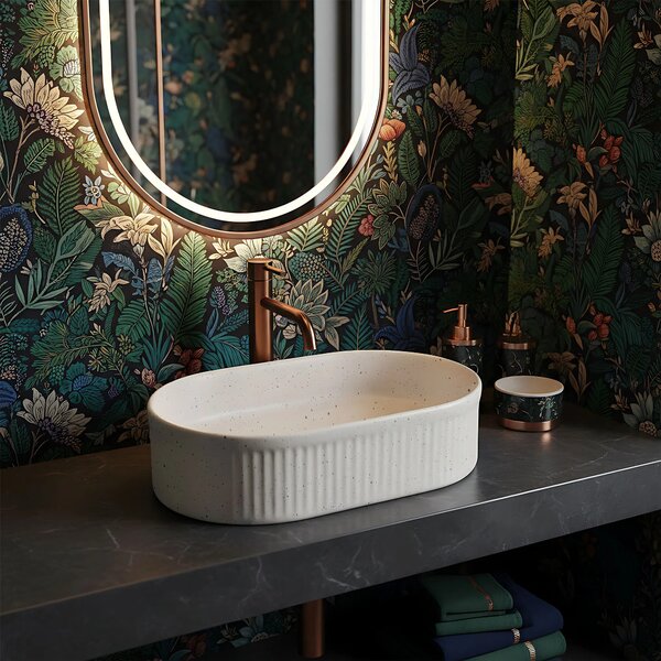 Lavabo da appoggio Rea Vanda Sandy